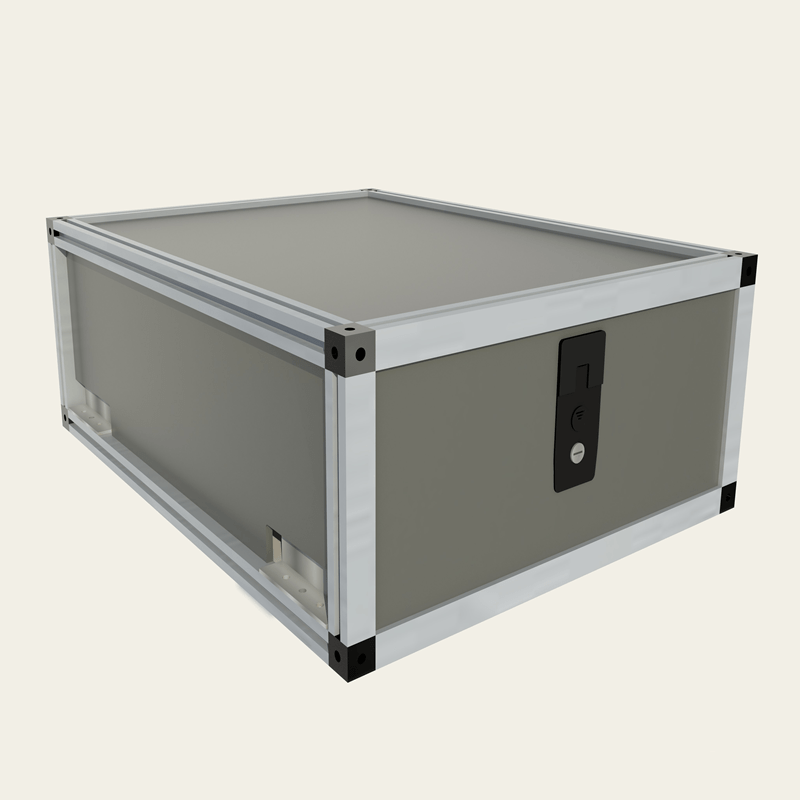 Stainless Steel White Vehicle Storage Container