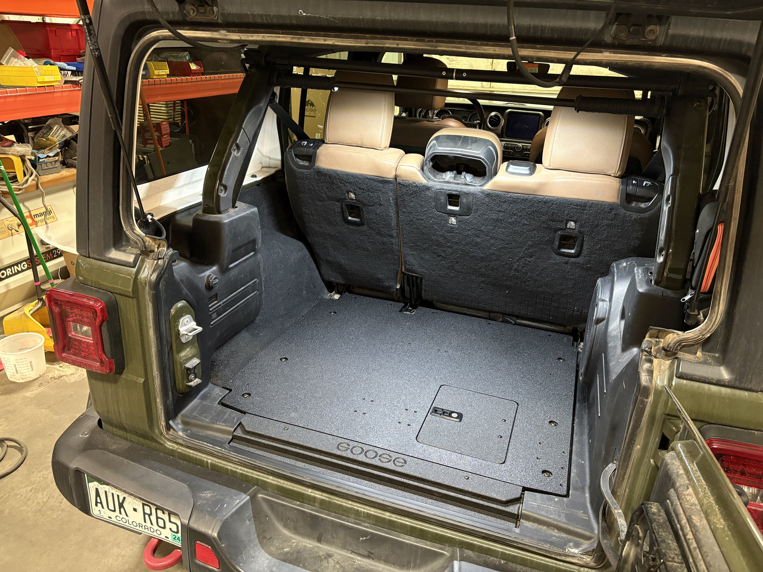 Jeep Wrangler 2018-Present JLU 4 Door - Rear Plate System