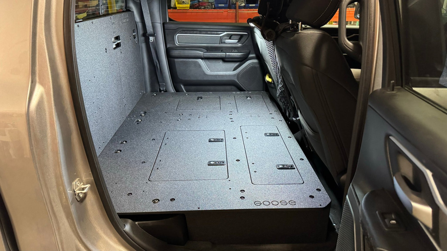 Goose Gear RAM - 1500 - 2019 - Present - 5th Gen. - Crew Cab - Explore Series - Second Row Seat Delete Plate System