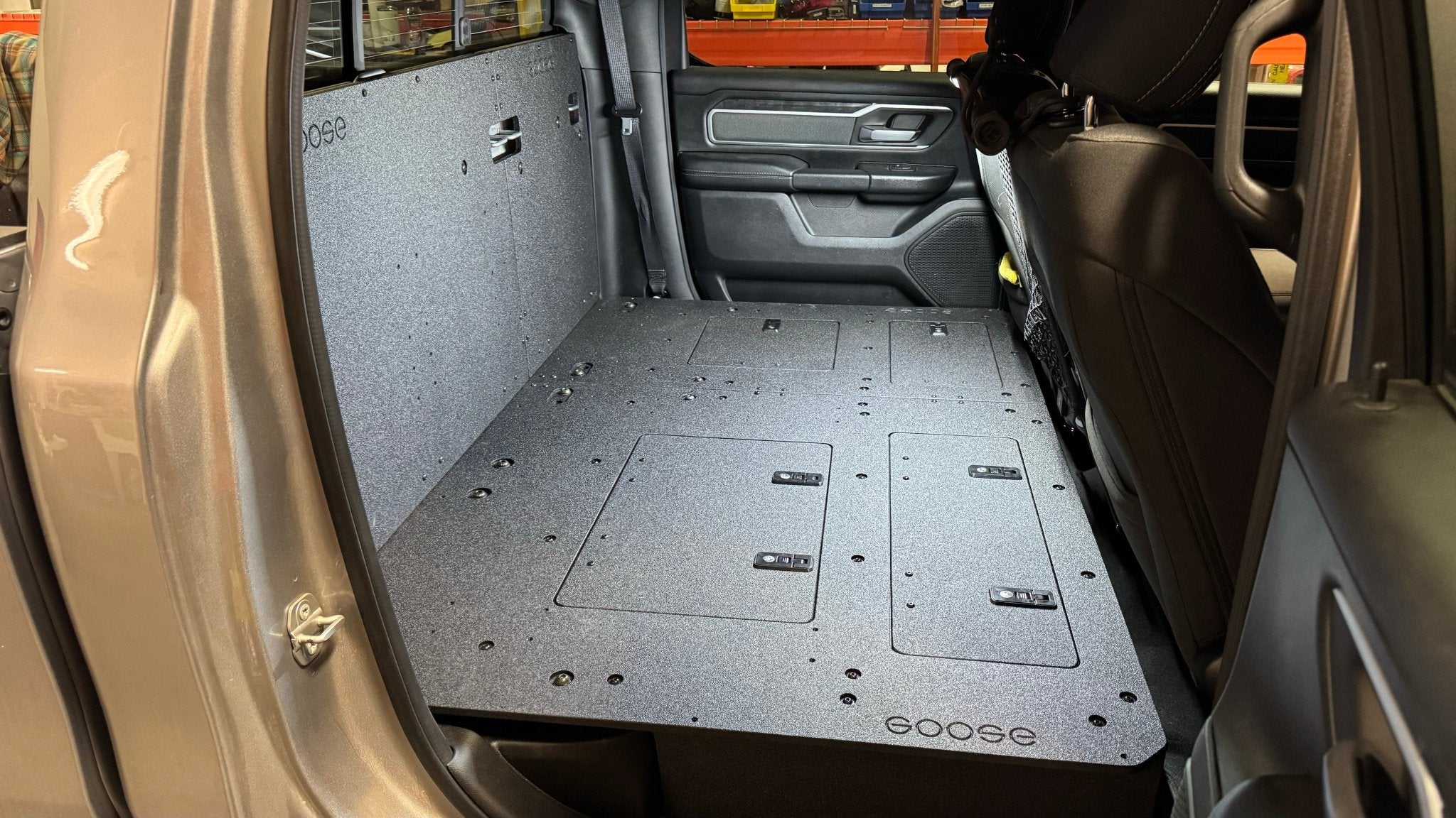 Goose Gear RAM - 1500 - 2019 - Present - 5th Gen. - Crew Cab - Explore Series - Second Row Seat Delete Plate System