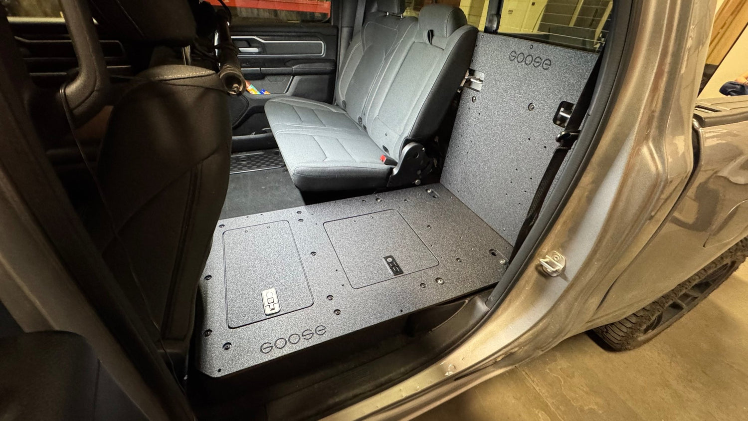 Goose Gear RAM - 1500 - 2019 - Present - 5th Gen. - Crew Cab - Explore Series - Second Row Seat Delete Plate System