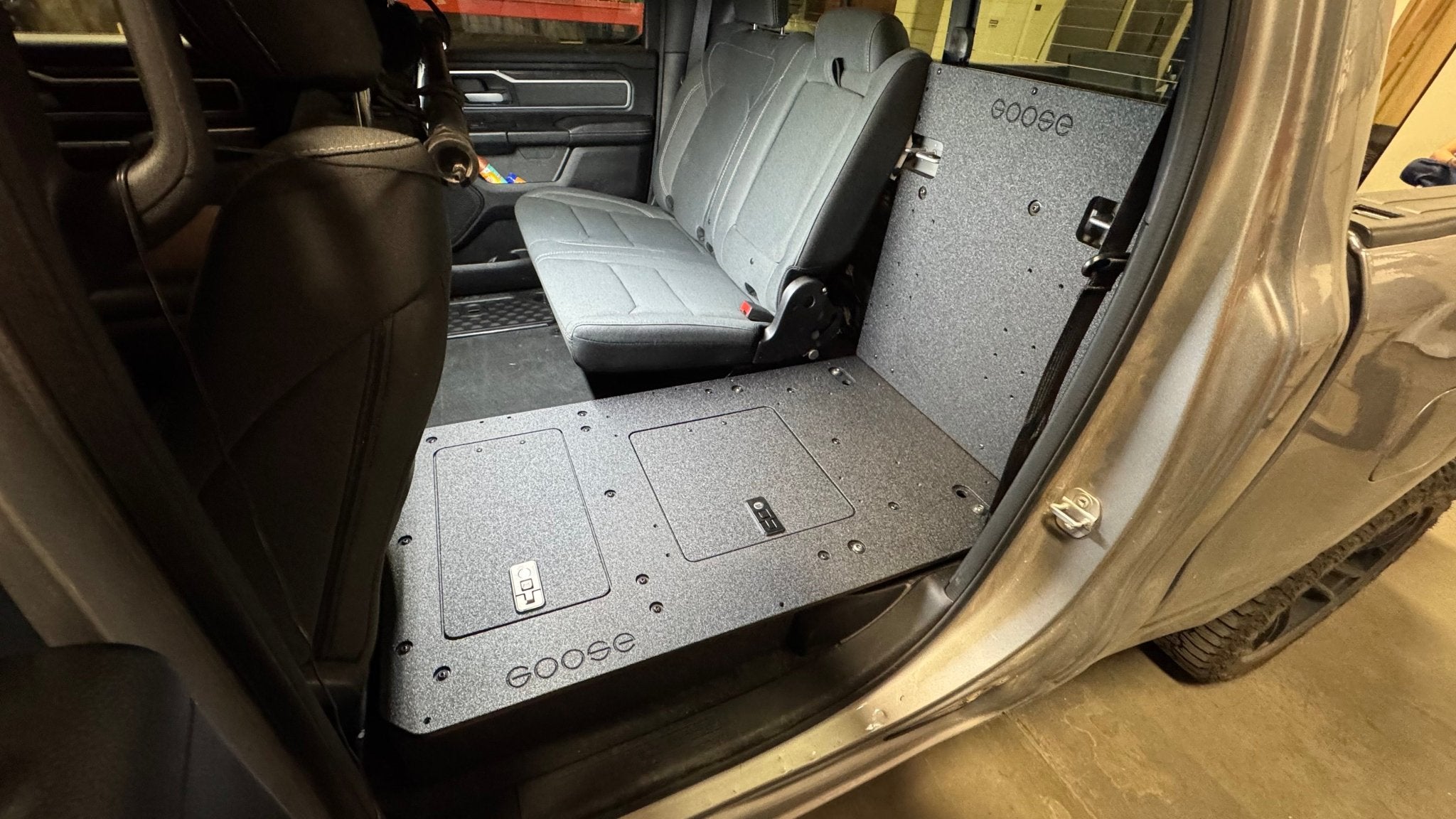 Goose Gear RAM - 1500 - 2019 - Present - 5th Gen. - Crew Cab - Explore Series - Second Row Seat Delete Plate System