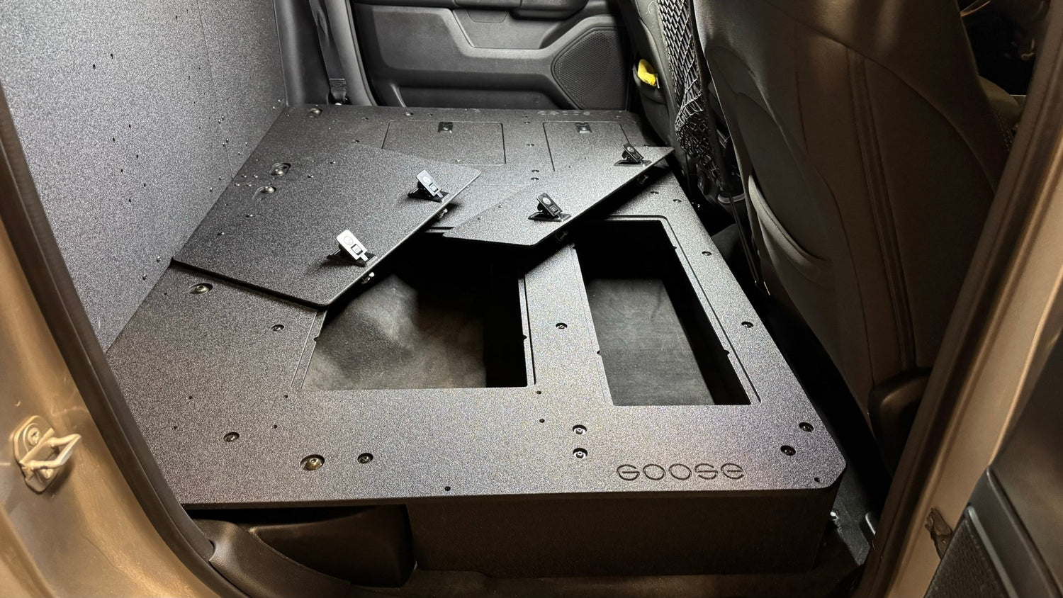 Goose Gear RAM - 1500 - 2019 - Present - 5th Gen. - Crew Cab - Explore Series - Second Row Seat Delete Plate System