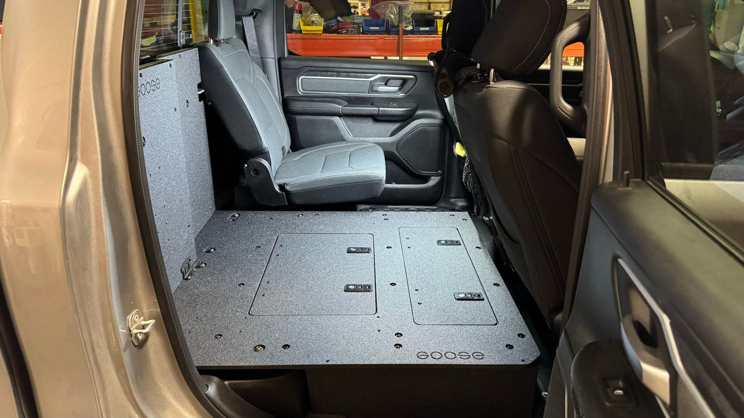 Goose Gear RAM - 1500 - 2019 - Present - 5th Gen. - Crew Cab - Explore Series - Second Row Seat Delete Plate System