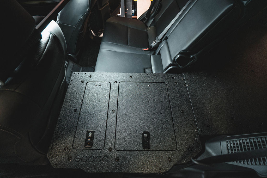 Goose Gear Toyota - Land Cruiser - 2024 - Present - LC250 - Explore Series - Seat Delete Plate System - Second Row - Plate Based