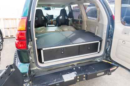 Goose Gear Lexus GX470 2002-2009 1st Gen. - Side x Side Drawer Module with Fitted Top Plate - 41-3/8&quot;W x 10&quot;H x 36&quot;D