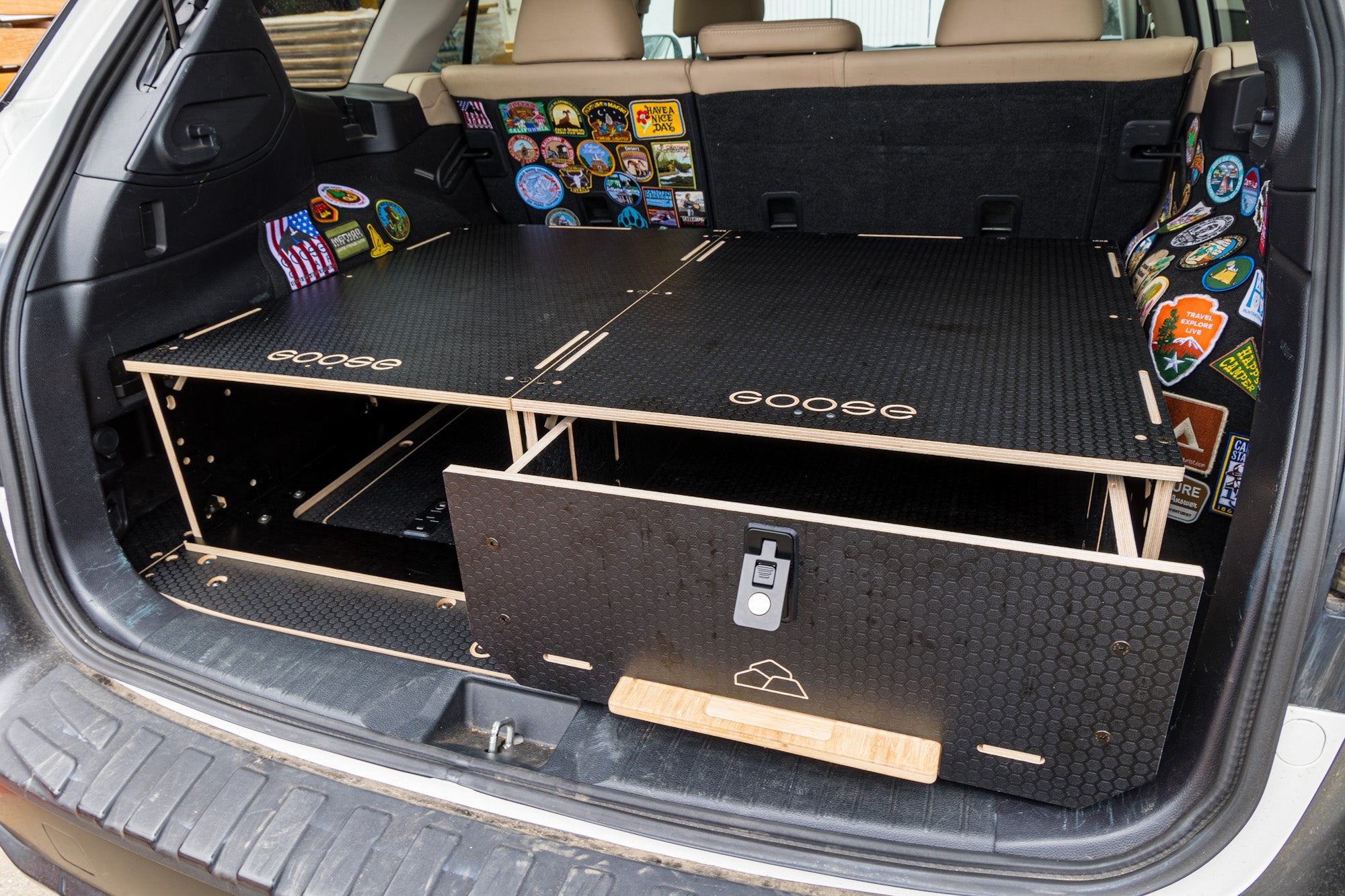 Subaru outback shop trunk storage