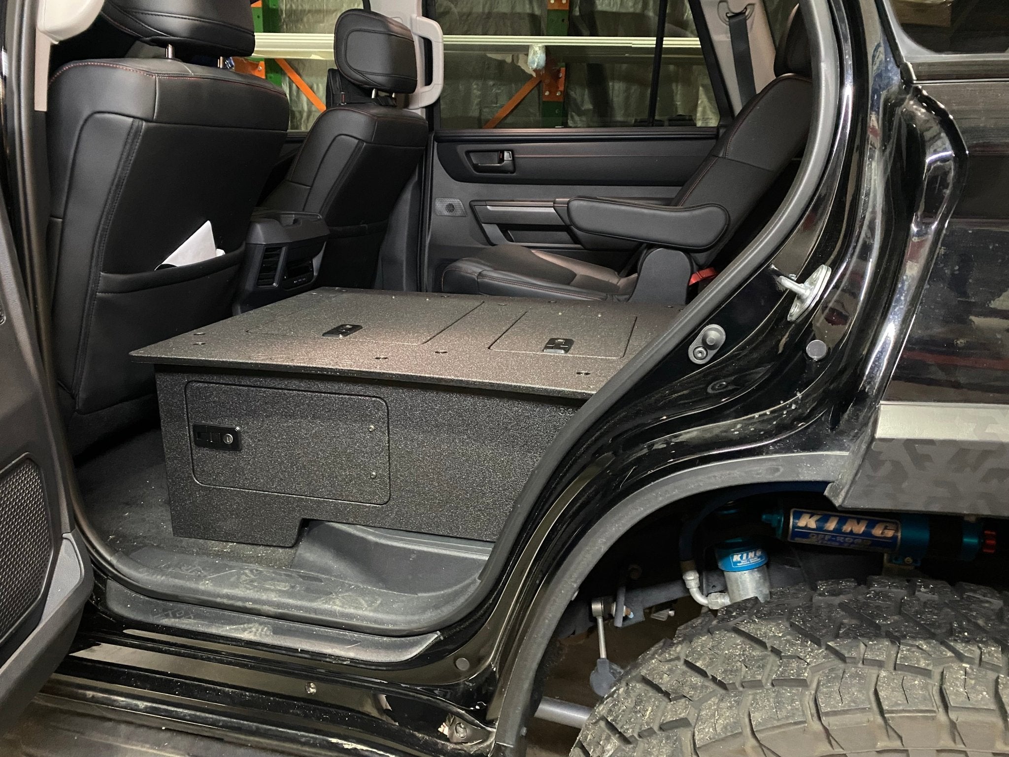 Goose Gear Toyota - Sequioa - 2023-Present Back Seat Delete Plate System -  Second Row with Captain's Chairs